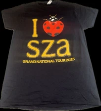 NWOT I Love SZA Grand National Tour 2025 Shirt Concert Kendrick Lamar Sz S US18