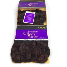Outre Premium S-Body Wave 100 Human Hair Extensions F1B/33 Lot of 2