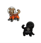 Tracker The Astronaut Micro Geocoin Hund Dog Trackable Geocaching