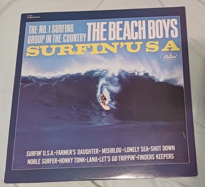 The Beach Boys - Surfin' USA Vinyl LP Reissue (SN-16015) - wear/creases