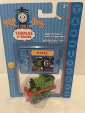 PERCY ! THOMAS FRIENDS TRAIN TAKE Along Diecast 2002 NEW ON CARD LEARNING CURVE