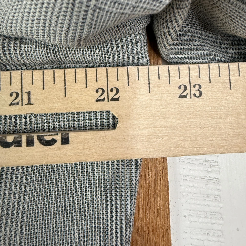 Traje Samuelsohn Para Hombre 44R Gris Glen Check Doble Pecho 6x1 Lana Lona 34x29 Foto 3 de 4