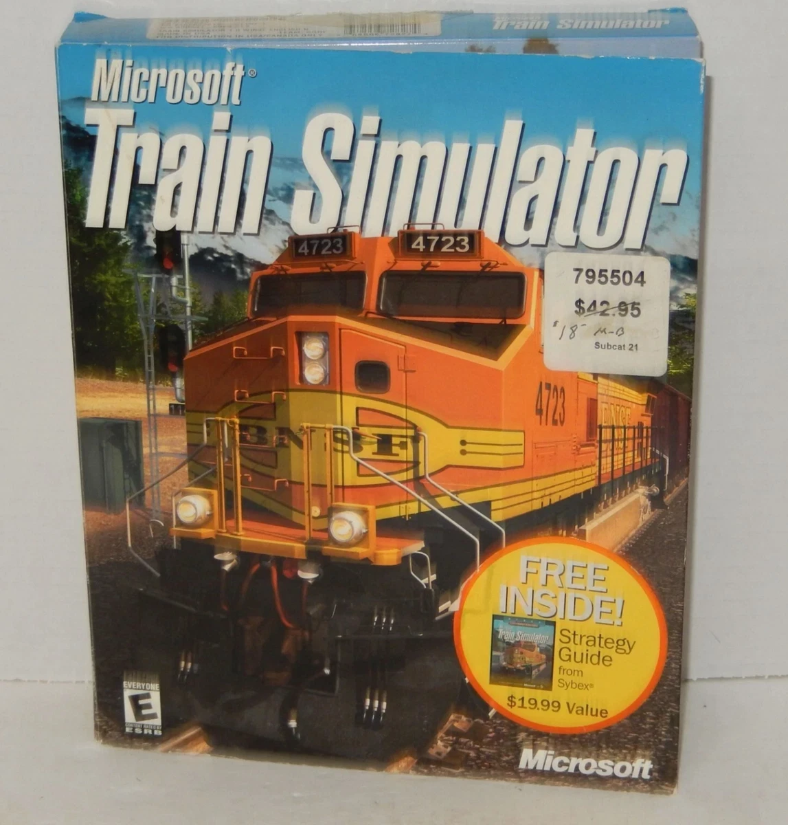 Microsoft Train Simulator Rating E-Everyone Video Games for sale