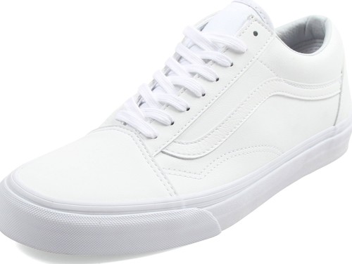 Vans Unisexadult Old Skool Shoes | (Classic Tumble) True White | Authentic New