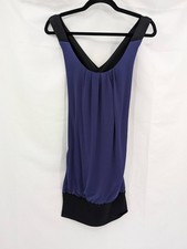 Charlotte Russe Women's Purple & Black Blouson Mini Dress Size Small