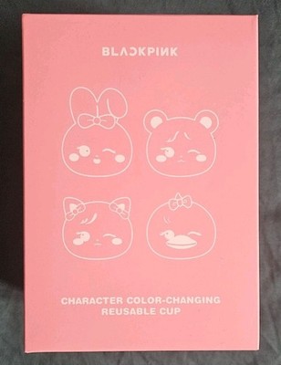Blackpink Deadline Tour Character  Color-Changing Reusable Cup Kpop K-pop Merch