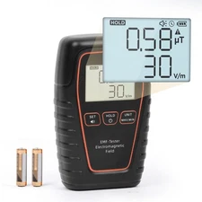 EMF Meter Electromagnetic Radiation Detector Electric Field Intensity Test Meter