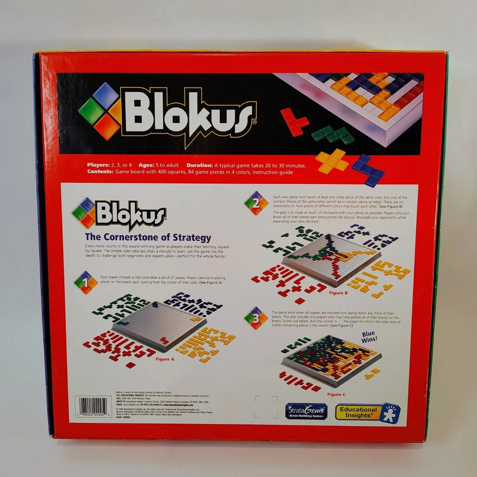 Juego familiar de estrategia ganador del premio Blokus 2003 completo  Foto 4 de 4
