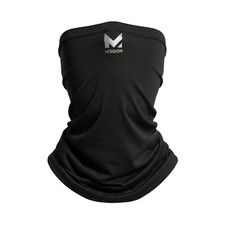 Mission Cooling Neck Gaiter 12 Ways to Wear, Face Mask, One Size, Black