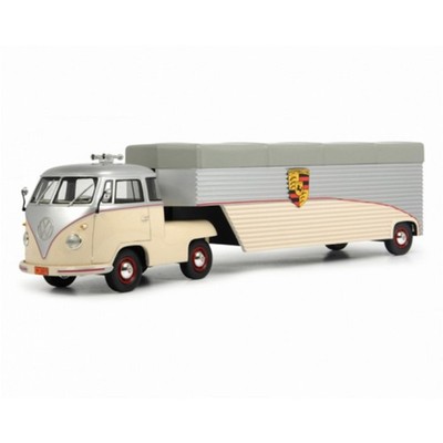 Schuco 1:18 Volkswagen VW T1 Continental Porsche Transporter Resin