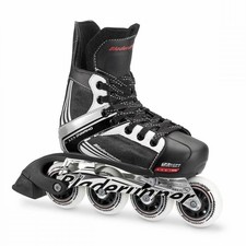 Bladerunner by Rollerblade Dynamo Jr Size Adjustable Hockey Inline Skate, Bla...
