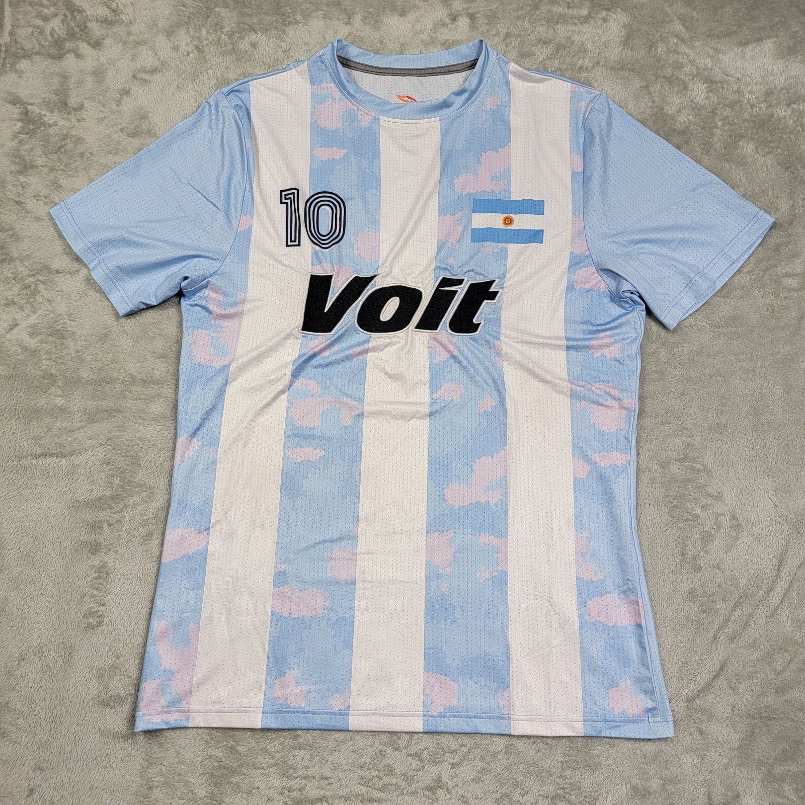 #10 Argentina Blue/Pink VOIT Concept Jersey Men’s Size M - Inspired by Messi