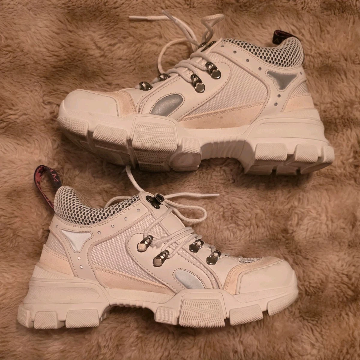Gucci Flashtrek White W for sale | eBay