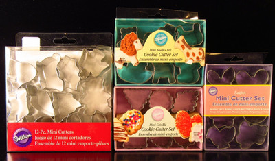 Lot of Wilton Miniature Cookie Cutters Christmas, Noah s Ark, Easter, and more