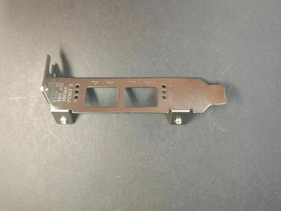 LOW PROFILE BRACKET for Qlogic QLE2672 QLE2662 QLE2692 16GB FC Dual Port