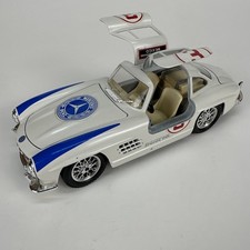1954 Mercedes-Benz 3 Mexico Gullwings Burago 300SL 1954 Vtg Made in Italy - 1:24