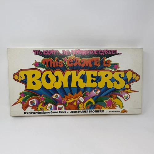 Vintage Parker Brothers Bonkers Board Game - 1978 COMPLETE w/ instructions