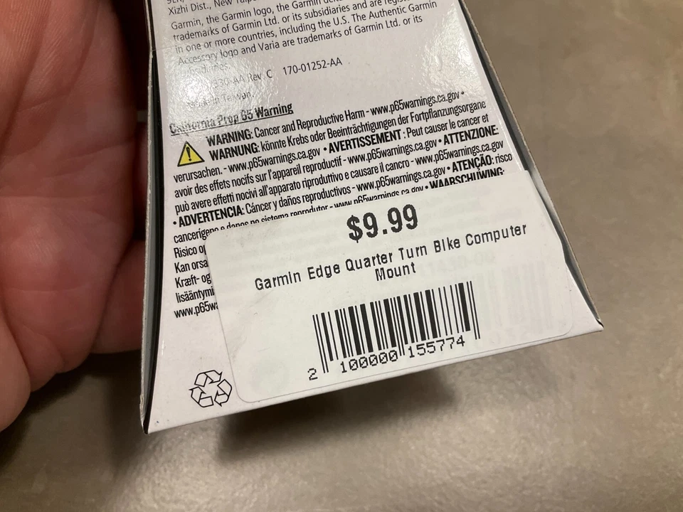 Garmin Quarter Turn Bike Mount Speedometer Bracket Rubber Band Pad Authentic New - Image 4 of 4