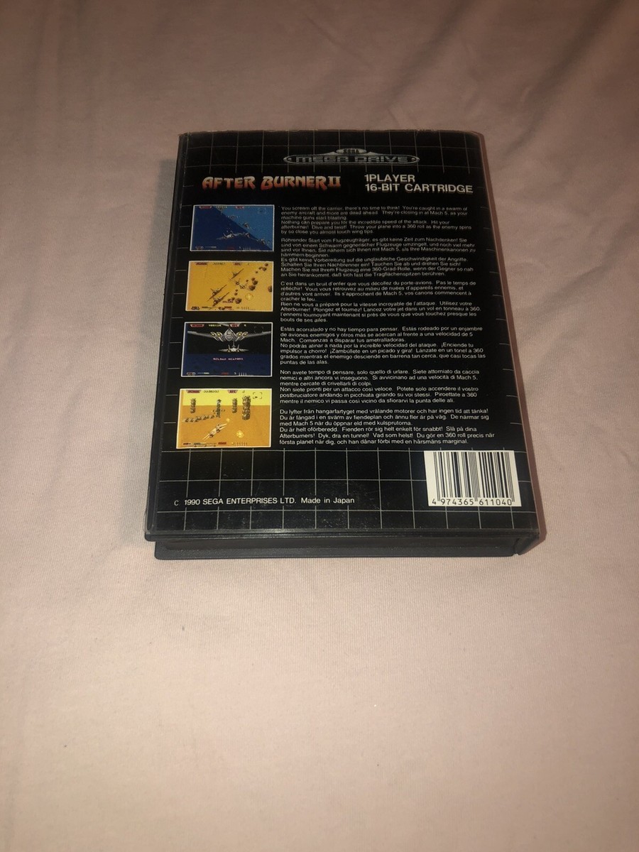 Jeu Vidéo After Burner 2 - Version Originale Sega Megadrive - Bon état