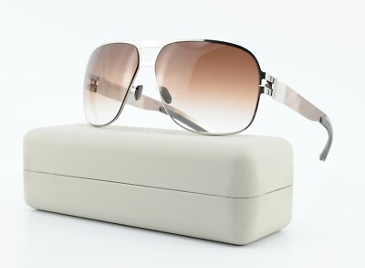MYKITA Sonnenbrille No1 Sun CLIFFORD Col051 62-12 Silver Shine Pilot M-L Germany