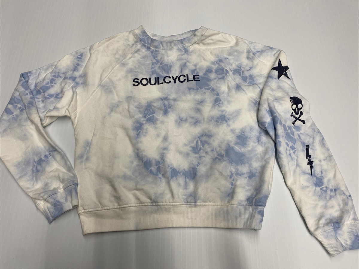 Soulcycle Blue Tie Dye Sweatshirt