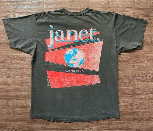 Janet Jackson World Tour Tee, 2 Sided, 90s Vintage Graphic Unisex T-Shirt 105598
