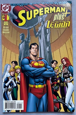 Superman PLUS Legion of Super-Heroes #1, DC Comics 1997, VF