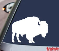 BUFFALO Vinyl Decal Sticker Car Rear Window Wall Bumper American Bison Old West