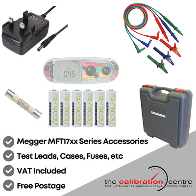 Ersatz TESTLEITUNGEN & Zubehör für MEGGER MFT 1710 & MFT1711 Tester