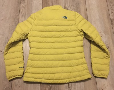 Women S The North Face 700 Pro Puffer Down Jacket Small Yellow New Display 285 Ebay