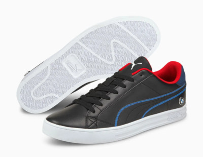 PUMA Men's BMW MMS Smash Vulc V3 LO Sneaker 10.5, 11.5 Size