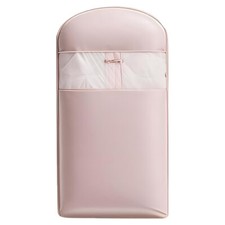 Space Saving Hanging Garment Bag w/ Self Compression Zipper Storage Bag Pink M 