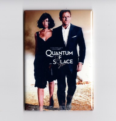 QUANTUM OF SOLACE (2008) / JAMES BOND 007 - 2'' x 3'' MOVIE POSTER MAGNET craig