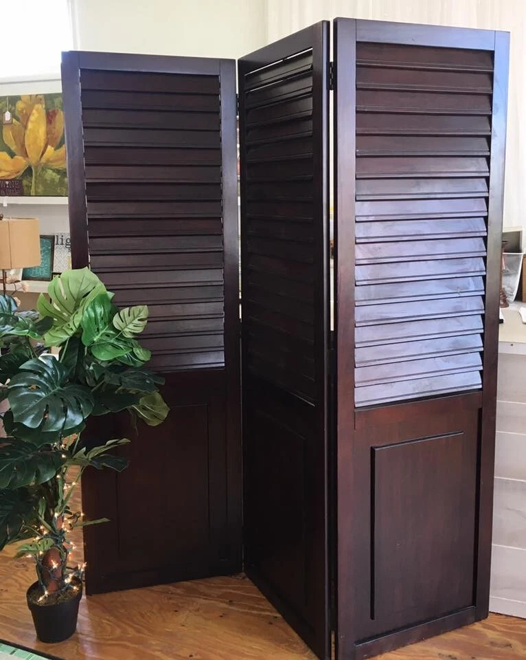 Rare Vintage Pier One Imports Solid Wood Room Divider - LOCAL PICKUP ONLY - Image 2 of 4