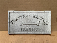 Traction Masters Car Club Plaque Fresno Ca Hot Rod Collectible