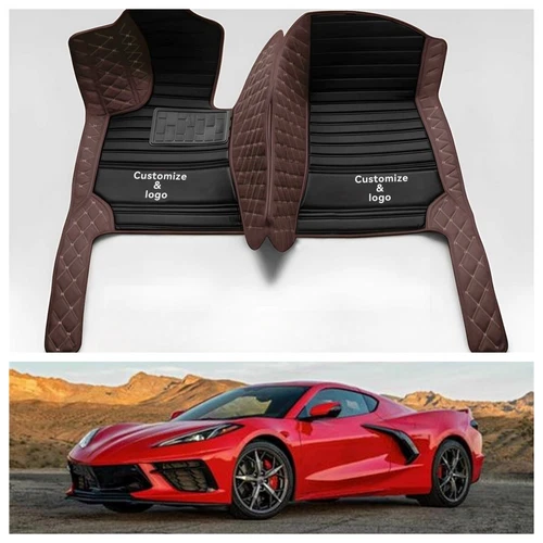 For Acura Car Floor Mats Waterproof Liners Leather Dustproof Handmade Front Row - Picture 13 of 38