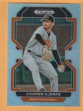 Cooper Hjerpe Oregon State Beavers 2022 Prizm Draft Picks Silver #22