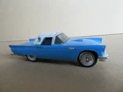 173 11/12ft Ertl China Ford Thunderbird 1957 Hordtop Blue 1:43