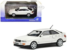 1992 AUDI COUPE S2 PEARL WHITE 1/43 DIECAST MODEL CAR BY SOLIDO S4312202