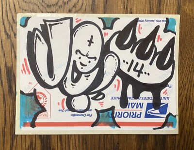 Jesse IMOK FMR Claw Money ORIGINAL USPS Postal Sticker Urban Graffiti Street Art