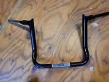 Harley Fat Baggers 1 1/2 " EZ Install Pointed Top Handlebars 14" 805014 fbi ape