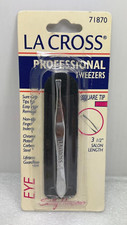 New LA CROSS Sally Hansen PROFESSIONAL TWEEZERS Square Tip- 71870 **RARE