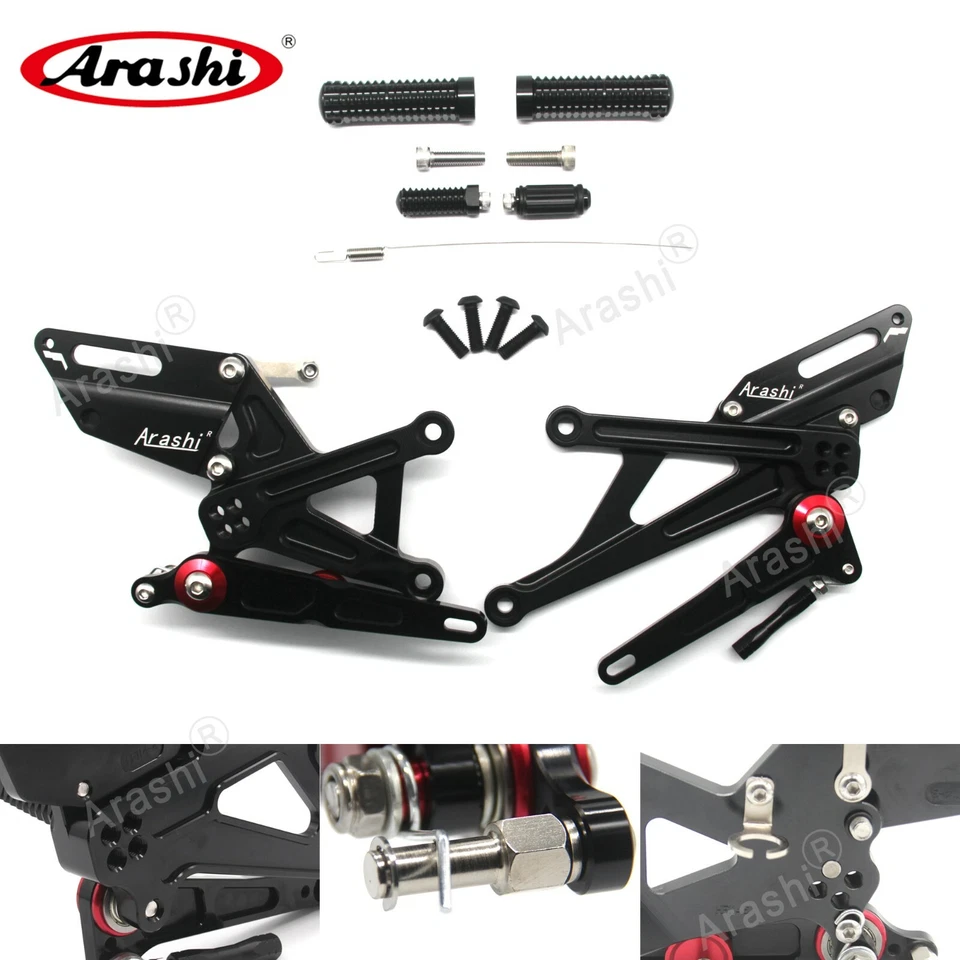 Quick Shift Footrest Rearsets + Bolts For Kawasaki Ninja H2 H2R 2015 - 2021 2016 - Изображение 2 из 4