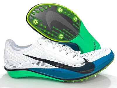 Nike ZoomX Dragonfly 2 Elite Track Spikes White Blue FZ9315