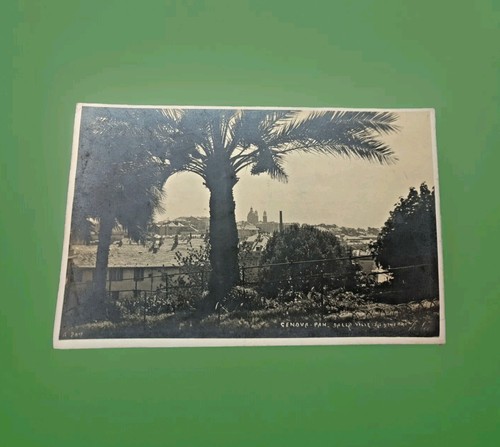 Genua Italien,1906 alte AK, Photo Postkarte, Genova Park, Delle Ville, Postcard - Zdjęcie 1 z 9