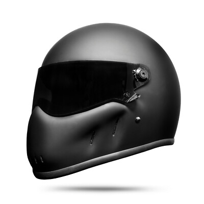 ATO Moto Night Weiß Schwarz Matt Motorradhelm Rollerhelm Integral B Ware
