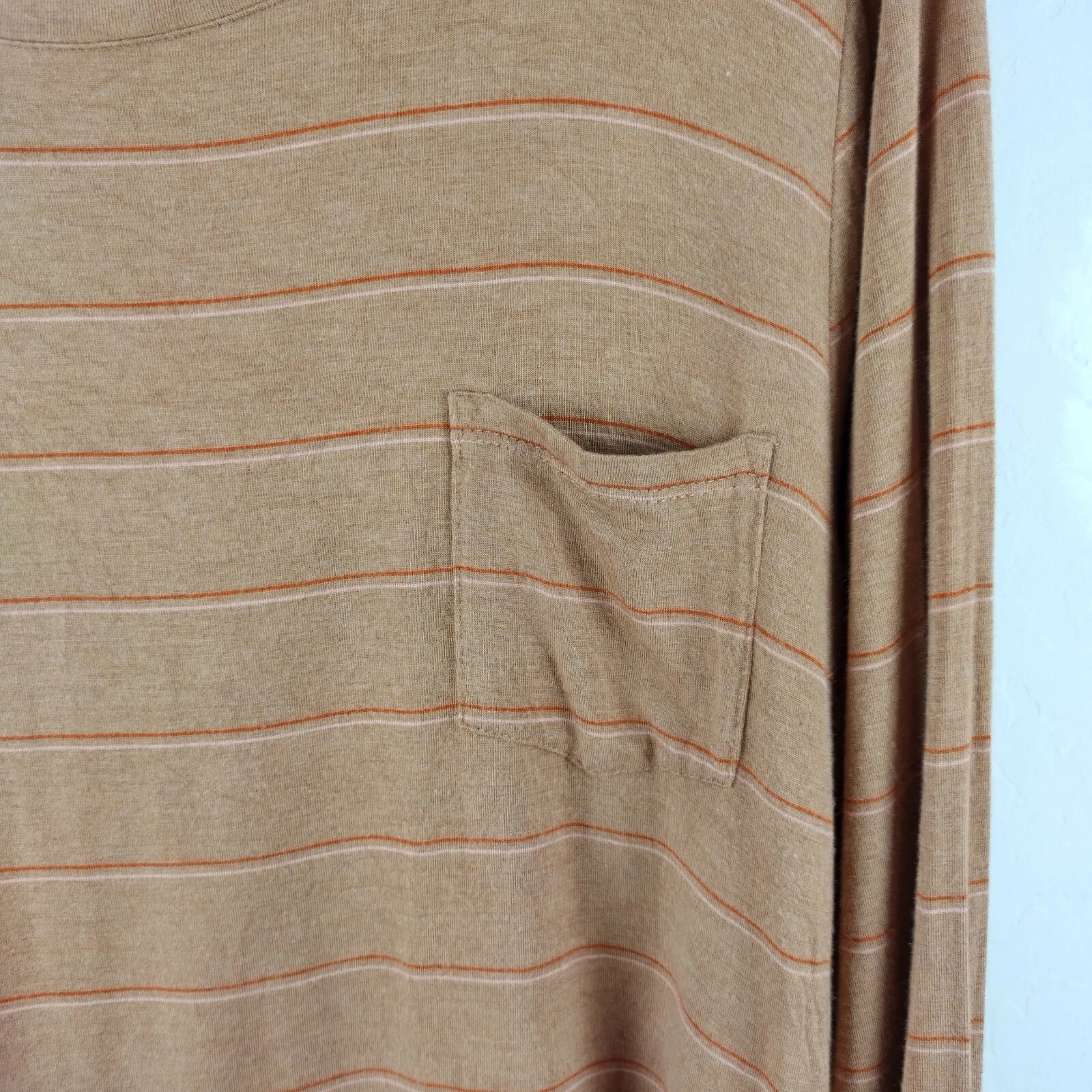 prana striped standard foundation long sleeve shirt