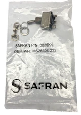 8836K4 SAFRAN Toggle Switch, MS25306-232 SPDT, Latched, 25A, 28VDC
