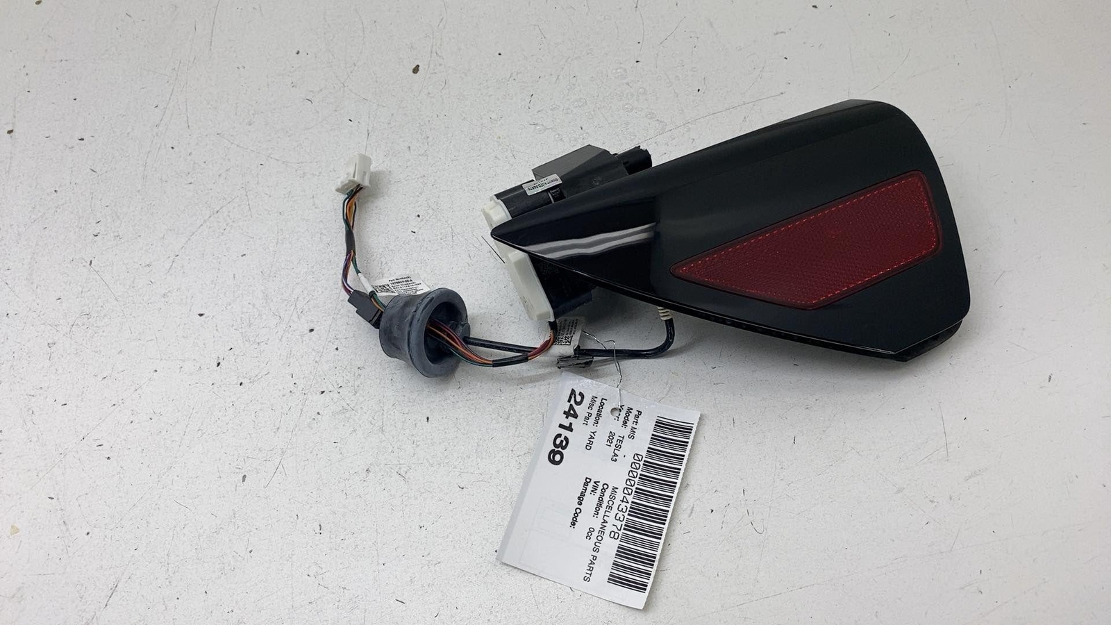 2017-2023 Tesla Model 3 Rear Driver Side Charging Port Door Cover Reflector Left