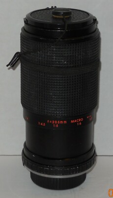 Vintage Gemini MC Auto Zoom C-Macro Lens 80-205mm F4.5 #120801